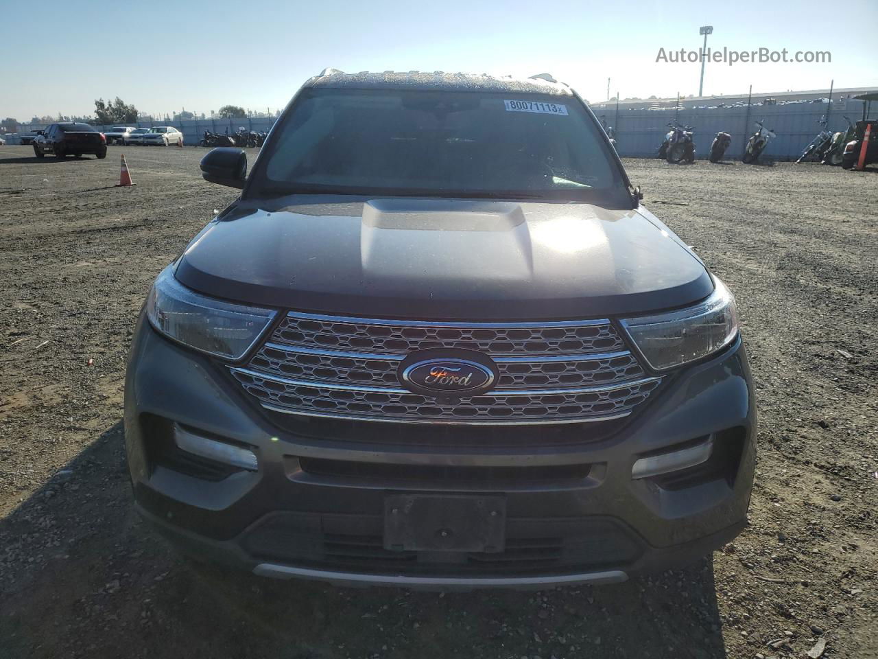 2020 Ford Explorer Limited Charcoal vin: 1FMSK8FH5LGC03679