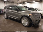 2021 Ford Explorer Limited Gray vin: 1FMSK8FH5MGA80208