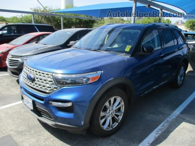 2021 Ford Explorer Limited Blue vin: 1FMSK8FH5MGB05589