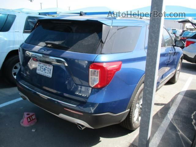 2021 Ford Explorer Limited Blue vin: 1FMSK8FH5MGB05589