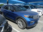 2021 Ford Explorer Limited Blue vin: 1FMSK8FH5MGB05589