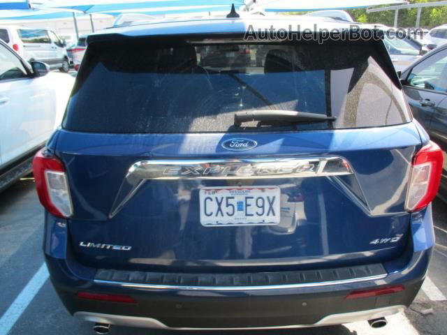 2021 Ford Explorer Limited Blue vin: 1FMSK8FH5MGB05589