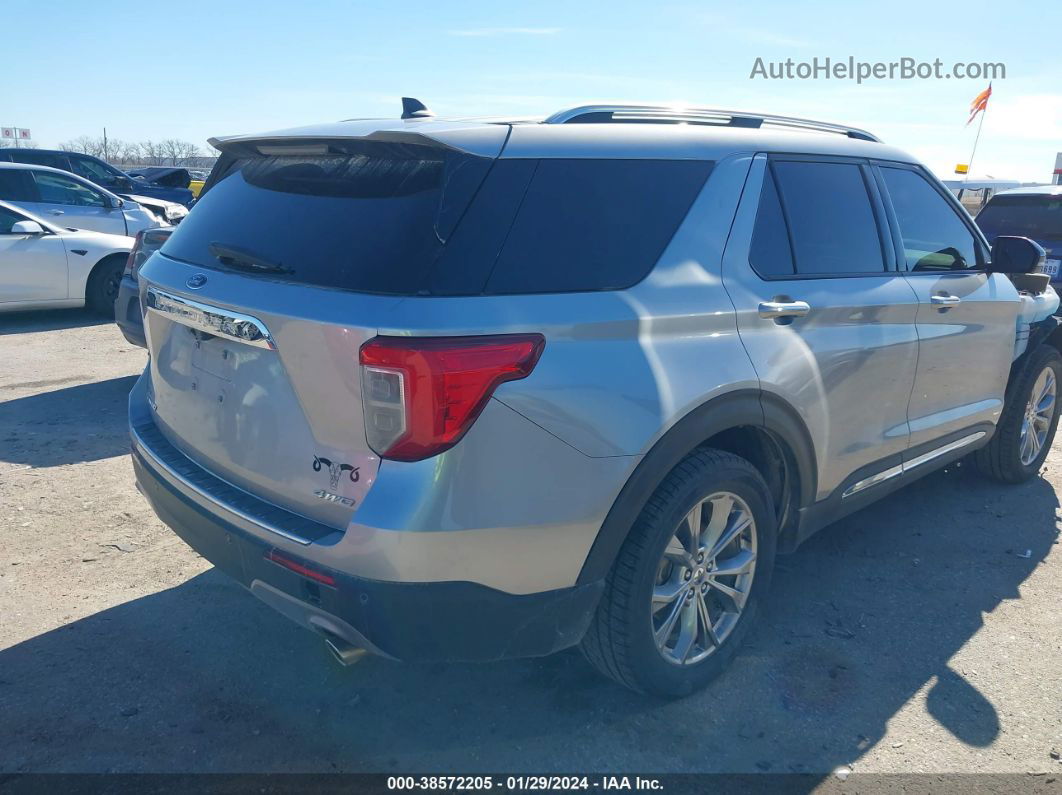 2021 Ford Explorer Limited Silver vin: 1FMSK8FH5MGB05866