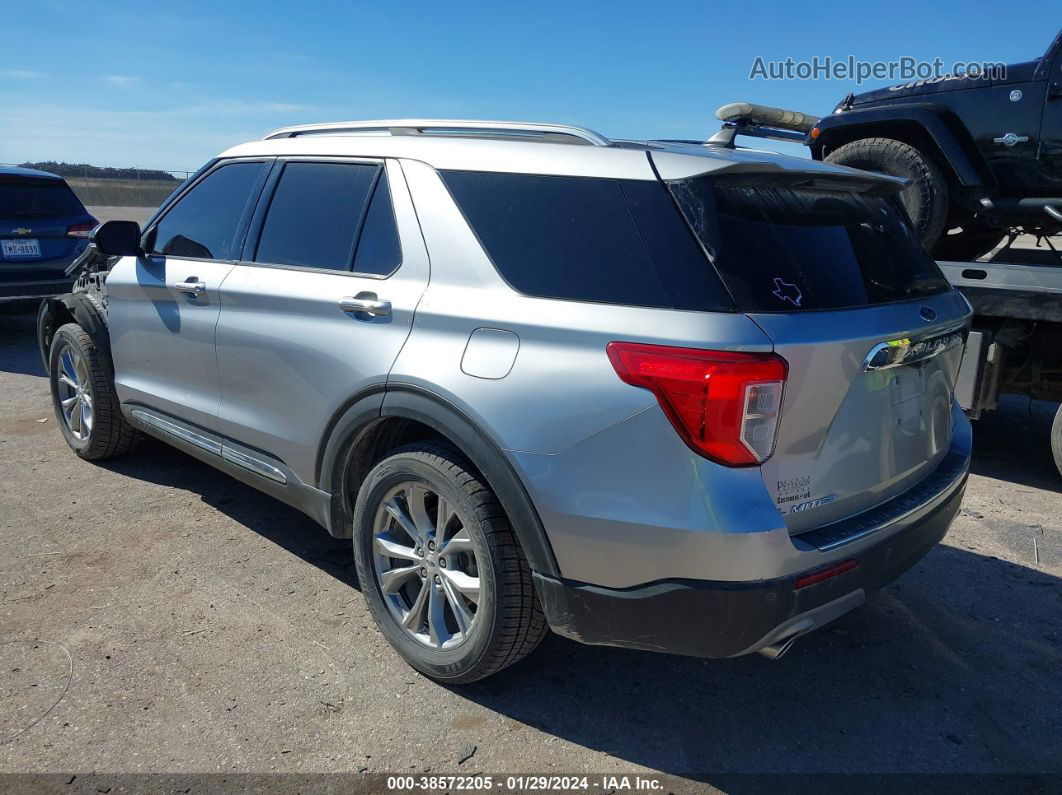 2021 Ford Explorer Limited Silver vin: 1FMSK8FH5MGB05866