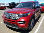 2021 Ford Explorer Limited Red vin: 1FMSK8FH5MGB06564