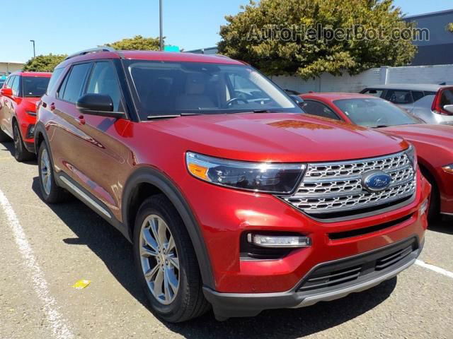 2021 Ford Explorer Limited Red vin: 1FMSK8FH5MGB06564