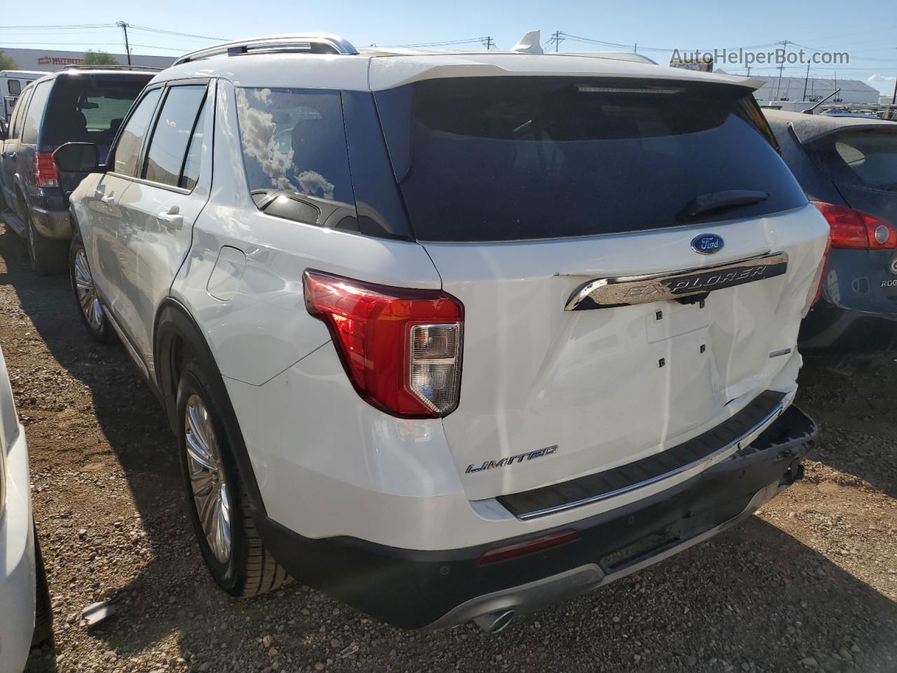 2020 Ford Explorer Limited Белый vin: 1FMSK8FH6LGB56419