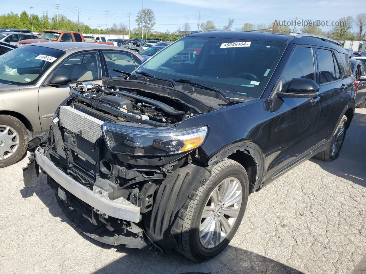 2021 Ford Explorer Limited Black vin: 1FMSK8FH6MGA15691