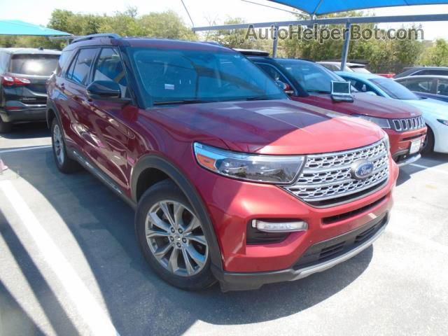 2021 Ford Explorer Limited Красный vin: 1FMSK8FH6MGB37208