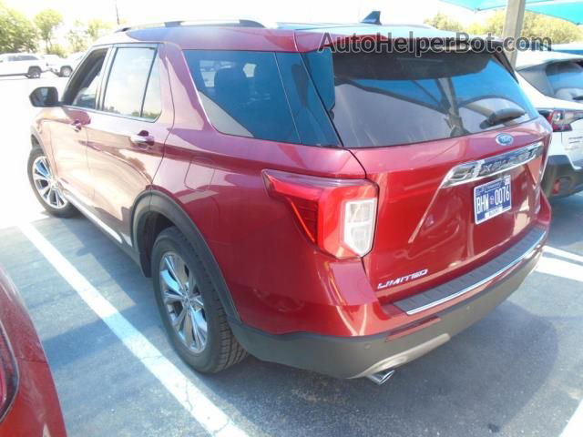 2021 Ford Explorer Limited Red vin: 1FMSK8FH6MGB37208