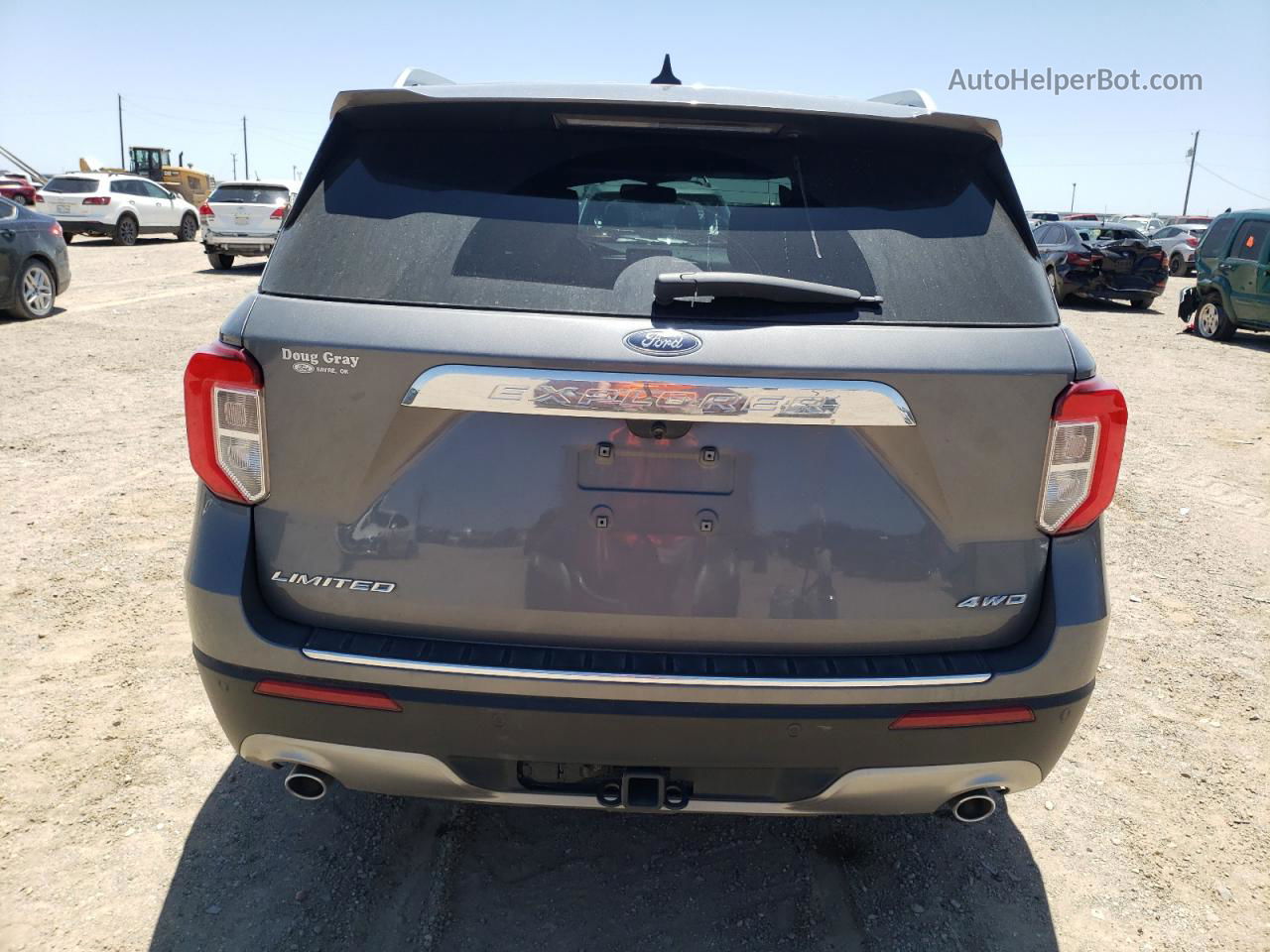 2021 Ford Explorer Limited Silver vin: 1FMSK8FH7MGA33200