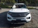 2021 Ford Explorer Limited White vin: 1FMSK8FH7MGB54809