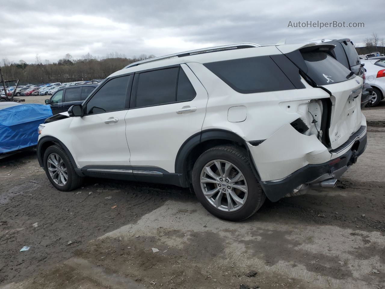 2021 Ford Explorer Limited Белый vin: 1FMSK8FH7MGC47359