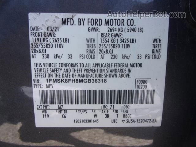 2021 Ford Explorer Limited Unknown vin: 1FMSK8FH8MGB36318