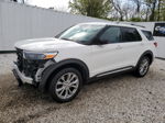 2021 Ford Explorer Limited White vin: 1FMSK8FH8MGB45522