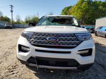 2021 Ford Explorer Limited White vin: 1FMSK8FH8MGC40842