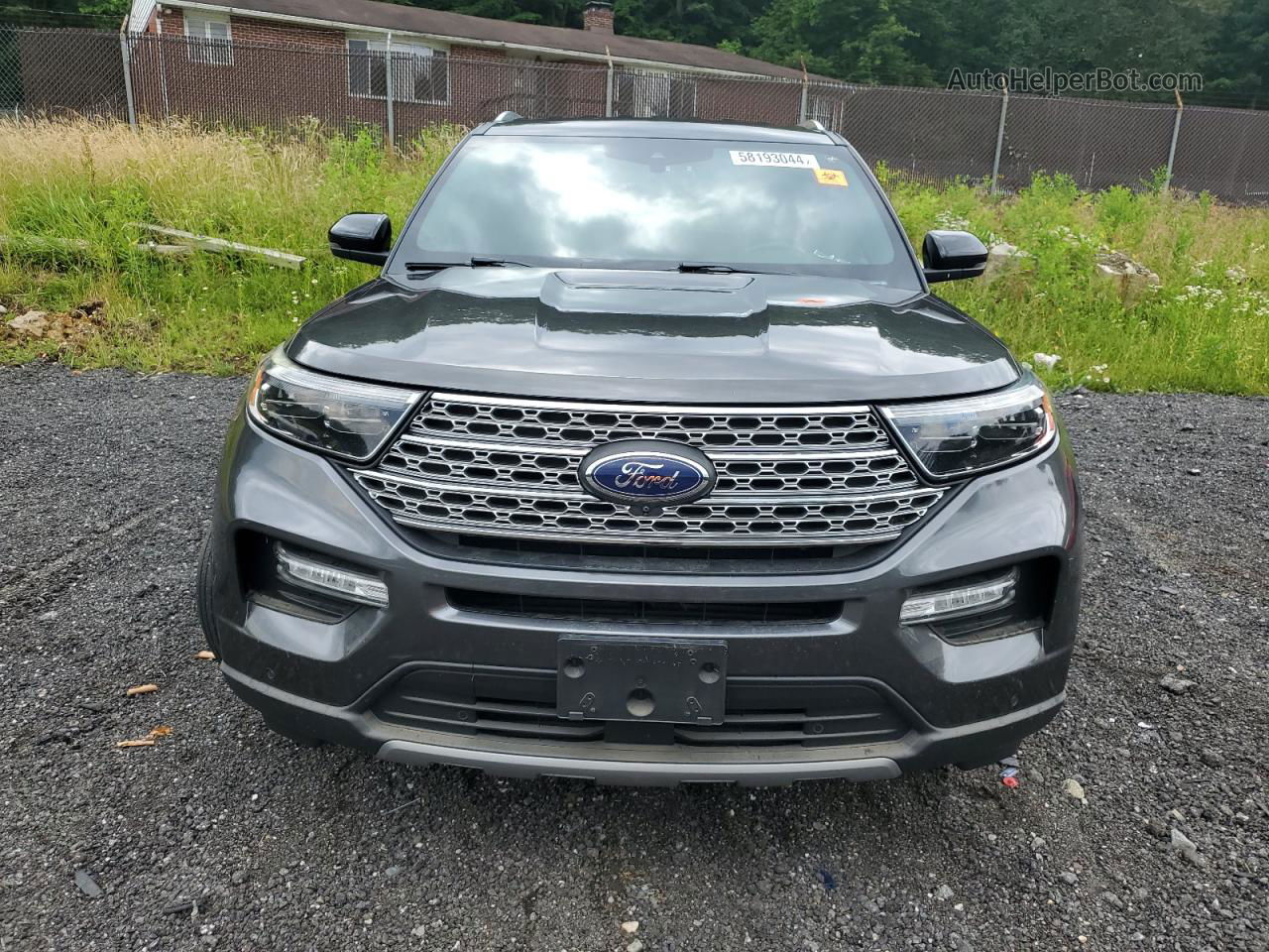 2020 Ford Explorer Limited Charcoal vin: 1FMSK8FH9LGB09725