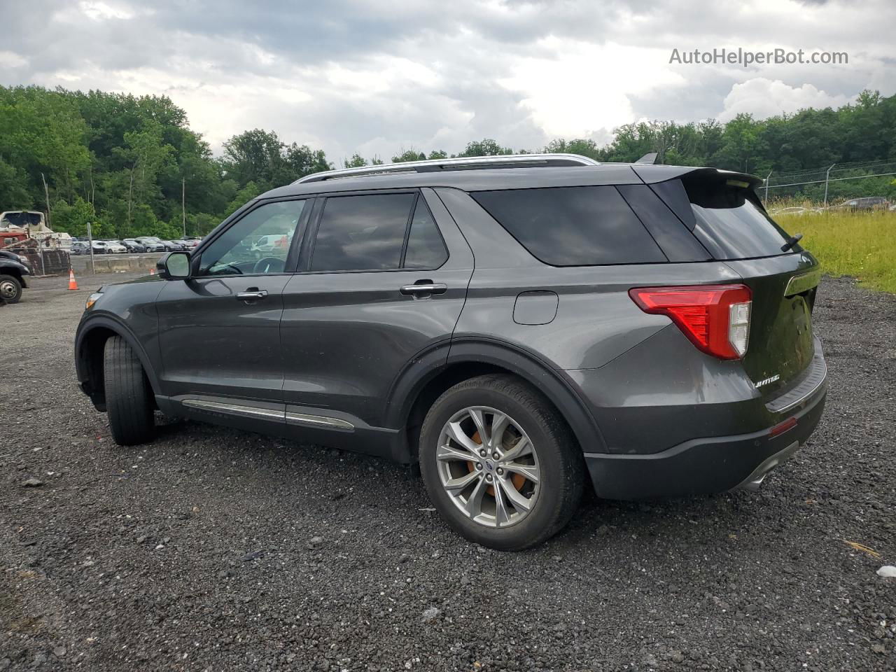 2020 Ford Explorer Limited Угольный vin: 1FMSK8FH9LGB09725