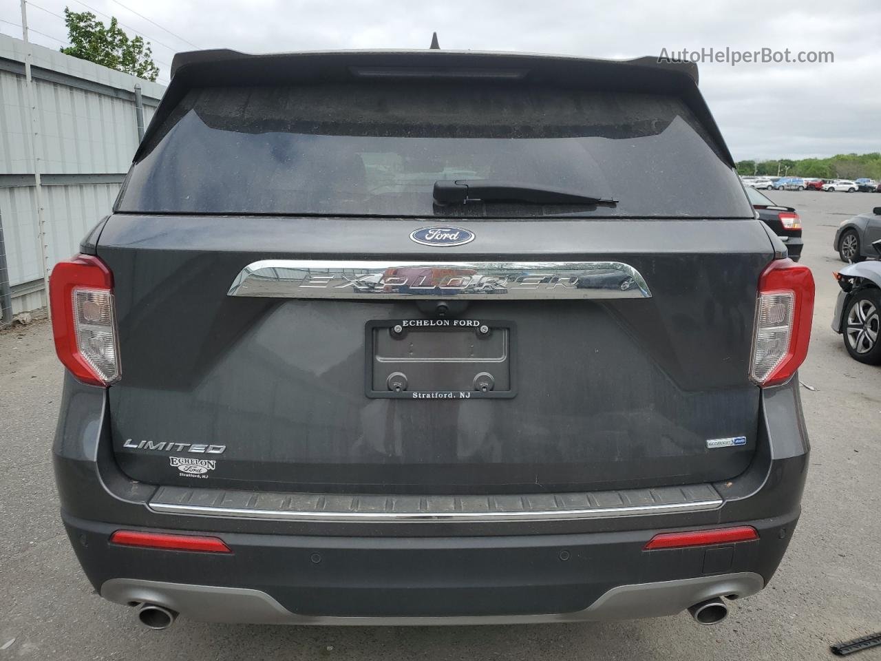 2020 Ford Explorer Limited Gray vin: 1FMSK8FHXLGC56278