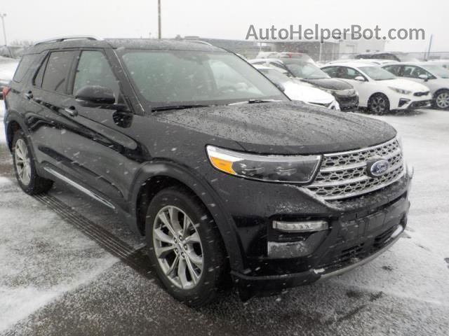 2021 Ford Explorer Limited Black vin: 1FMSK8FHXMGB05653