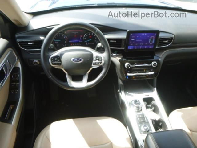 2021 Ford Explorer Limited Синий vin: 1FMSK8FHXMGB37180