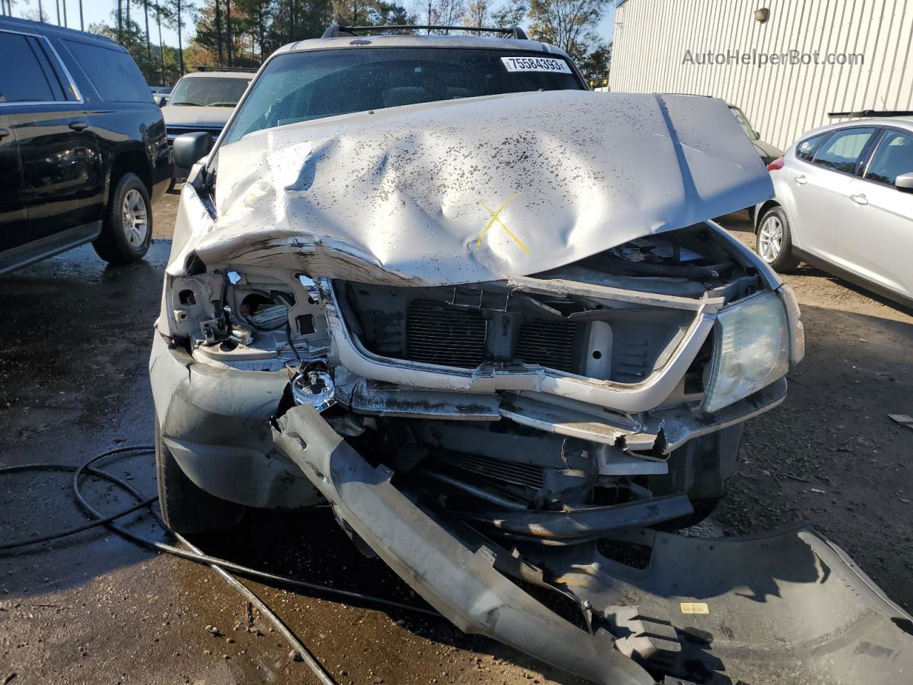 2005 Ford Explorer Xls Silver vin: 1FMZU62K05UA47070