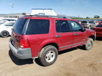 2005 Ford Explorer Xls Red vin: 1FMZU62K35ZA70443