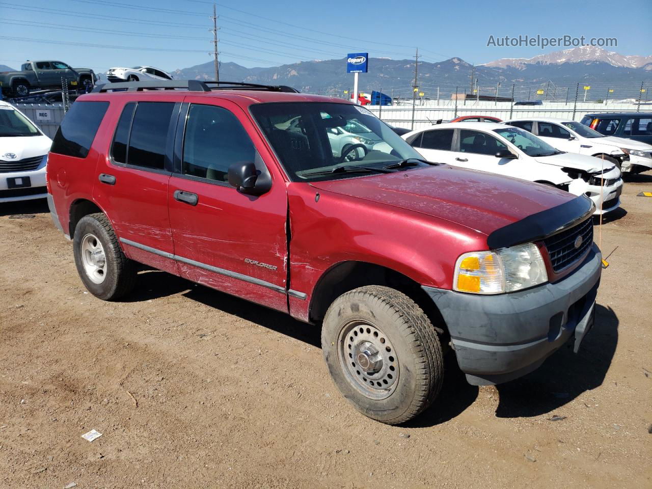 2005 Ford Explorer Xls Red vin: 1FMZU62K35ZA70443