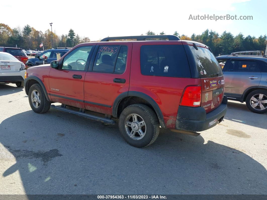 2005 Ford Explorer Xls Red vin: 1FMZU62K45UB05018