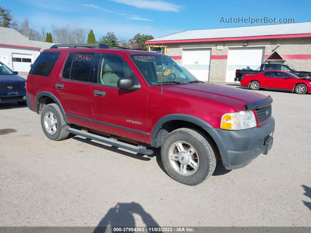 2005 Ford Explorer Xls Red vin: 1FMZU62K45UB05018