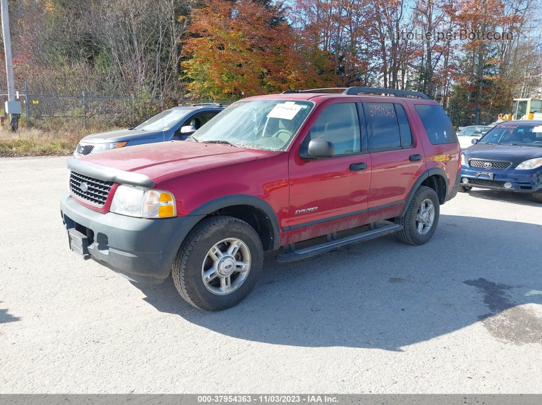 2005 Ford Explorer Xls Red vin: 1FMZU62K45UB05018