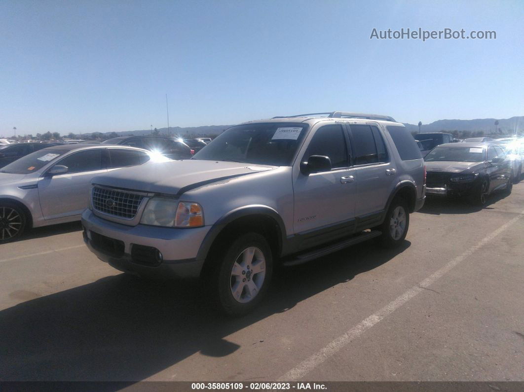 2005 Ford Explorer Xlt Silver vin: 1FMZU63K05UA05108