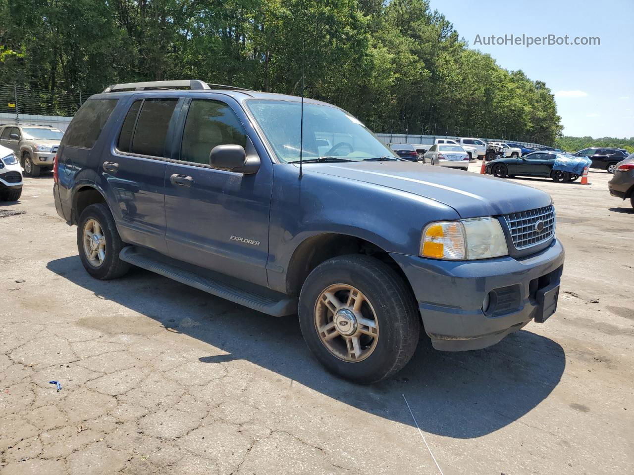 2005 Ford Explorer Xlt Blue vin: 1FMZU63K05UA20479