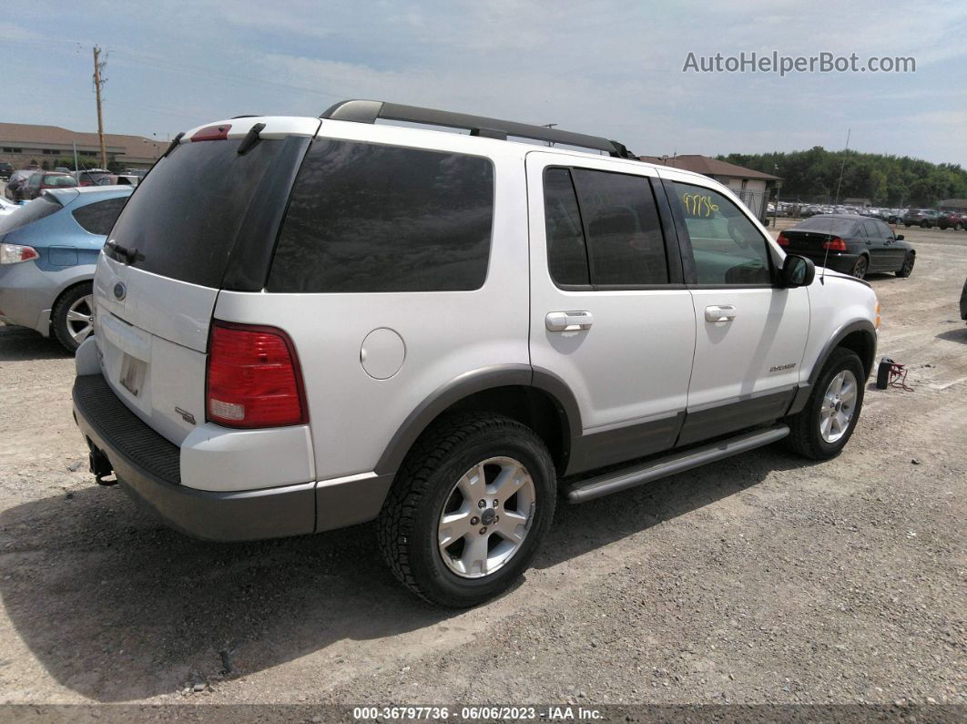 2005 Ford Explorer Xlt White vin: 1FMZU63K25UB30871