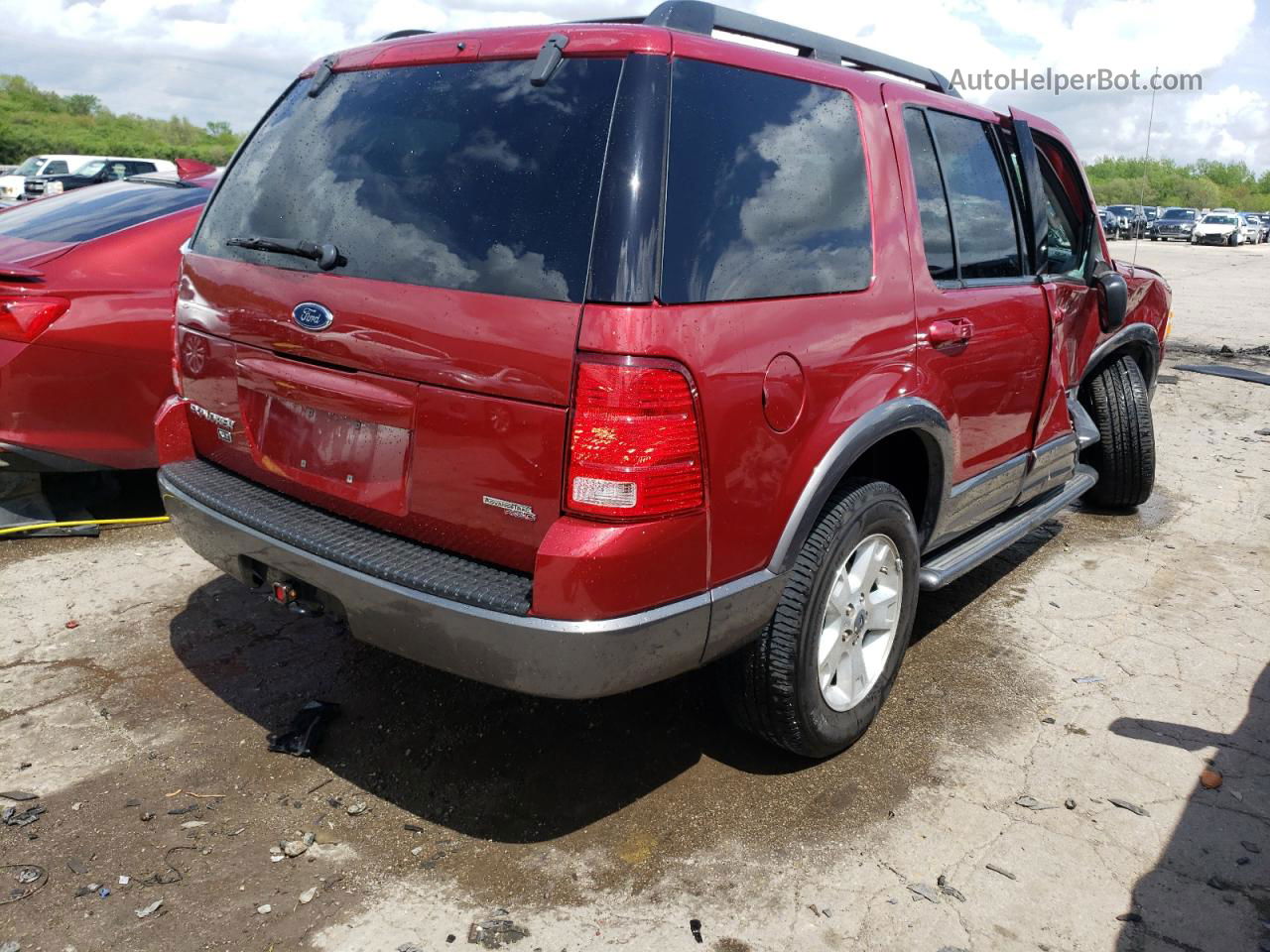 2005 Ford Explorer Xlt Red vin: 1FMZU63K35UB61725