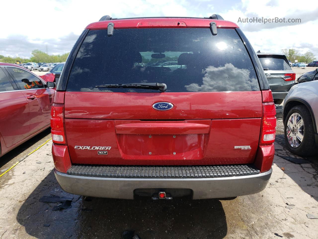 2005 Ford Explorer Xlt Red vin: 1FMZU63K35UB61725