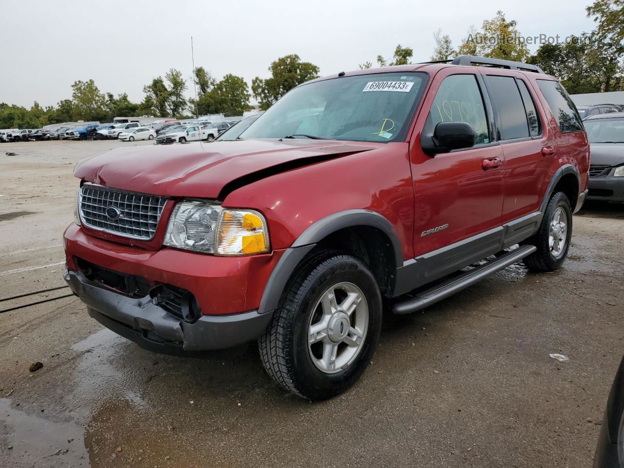 2005 Ford Explorer Xlt Red vin: 1FMZU63K45ZA16079