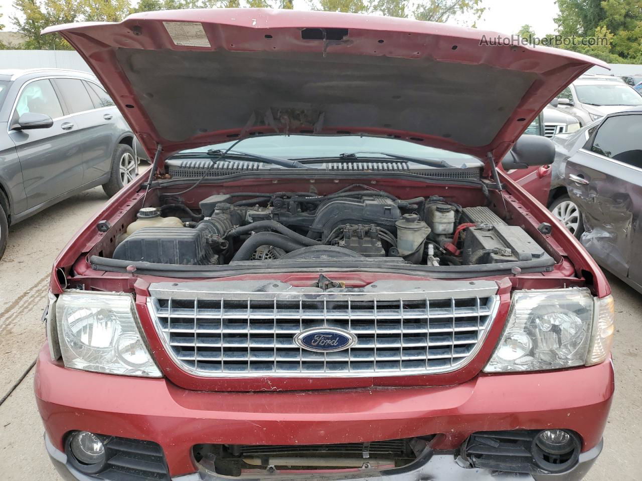 2005 Ford Explorer Xlt Red vin: 1FMZU63K45ZA16079