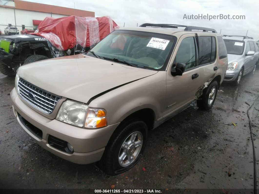 2005 Ford Explorer Xlt Tan vin: 1FMZU63K55UA09283