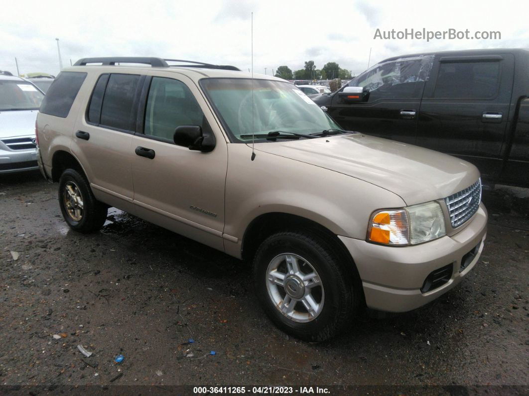 2005 Ford Explorer Xlt Tan vin: 1FMZU63K55UA09283