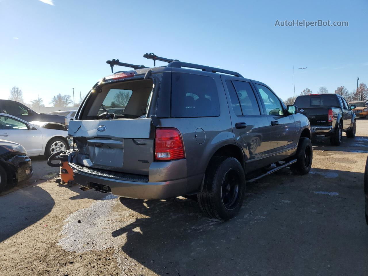 2005 Ford Explorer Xlt Серый vin: 1FMZU63K55UB10176