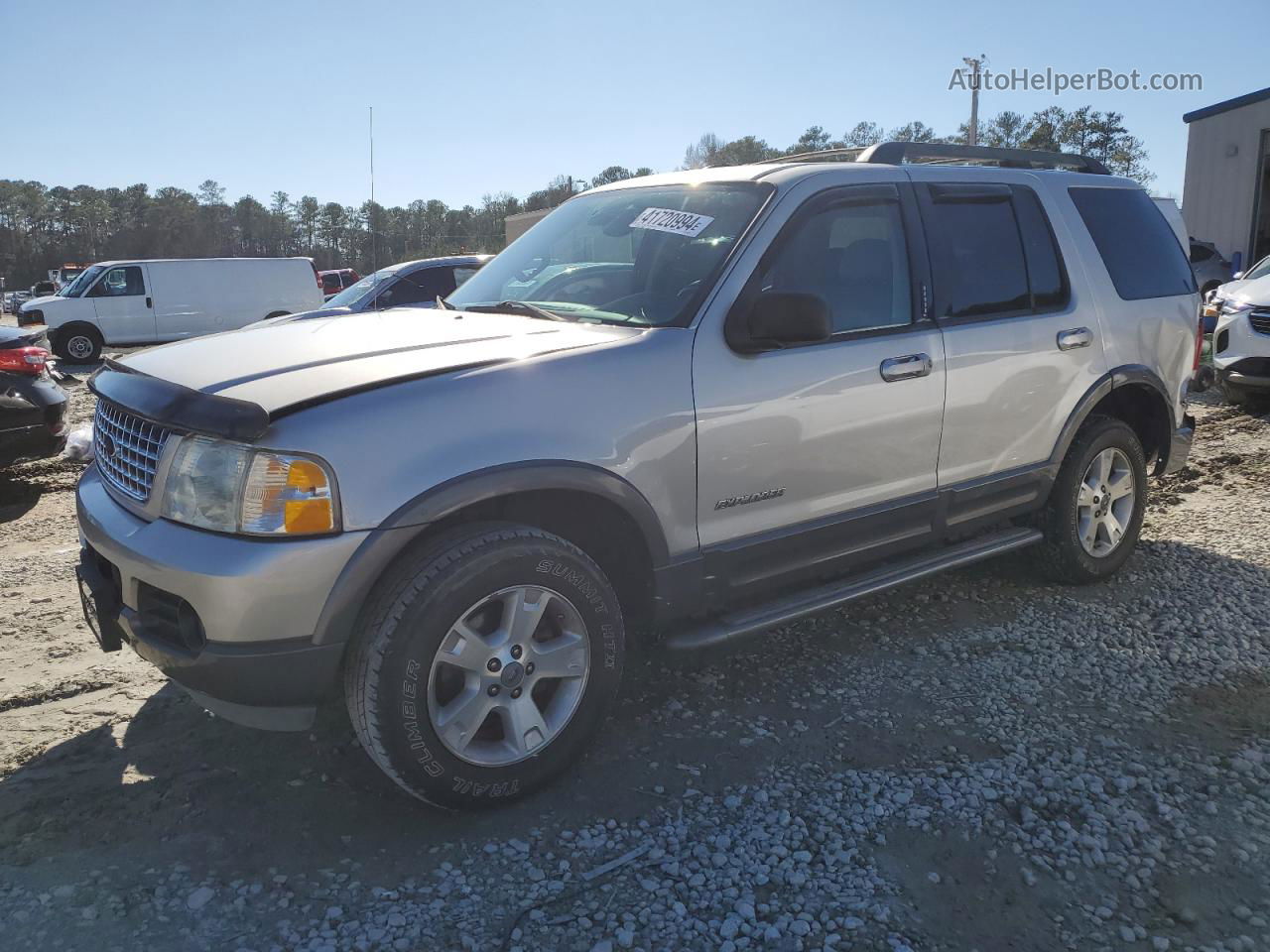 2005 Ford Explorer Xlt Silver vin: 1FMZU63K65UA50330