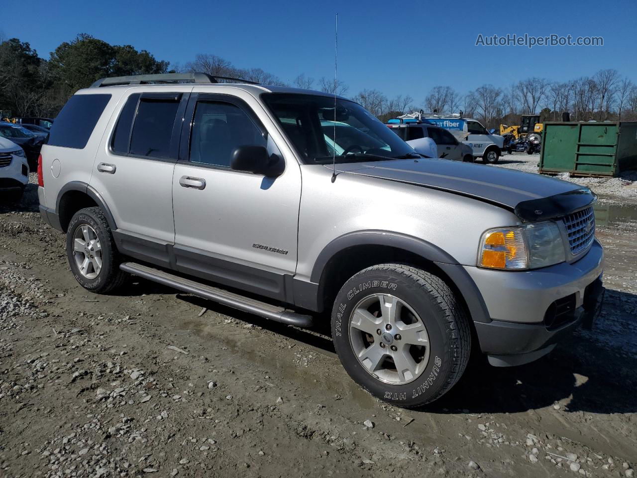 2005 Ford Explorer Xlt Silver vin: 1FMZU63K65UA50330