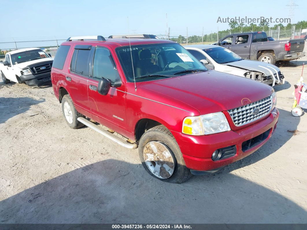 2005 Ford Explorer Xlt/xlt Sport Red vin: 1FMZU63K65UB75361