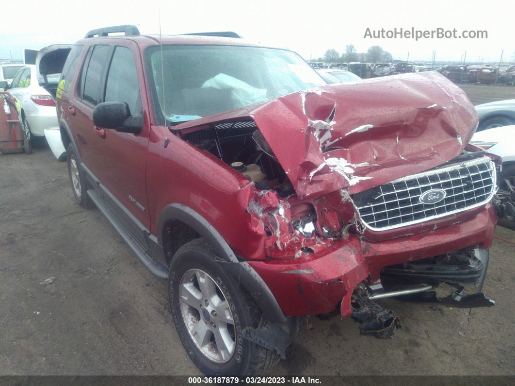 2005 Ford Explorer Xlt Red vin: 1FMZU63K75UB26749