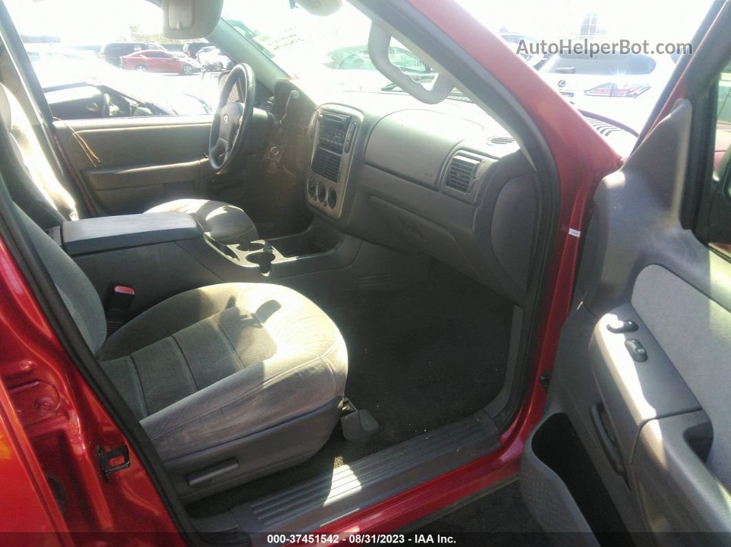 2005 Ford Explorer Xlt Red vin: 1FMZU63K95ZA52124