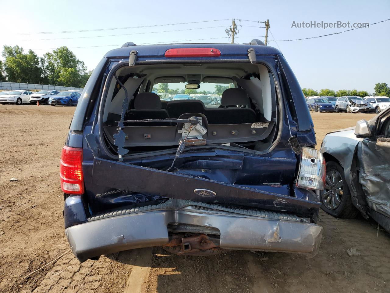 2005 Ford Explorer Xlt Blue vin: 1FMZU63KX5ZA11615