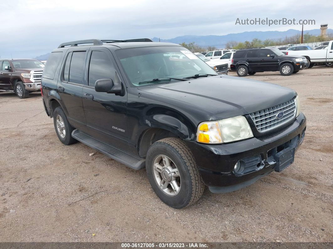 2005 Ford Explorer Xlt Black vin: 1FMZU63W65ZA09539