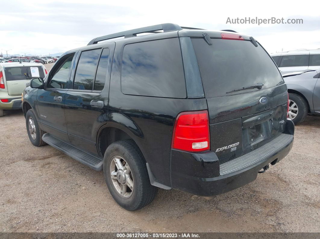 2005 Ford Explorer Xlt Black vin: 1FMZU63W65ZA09539