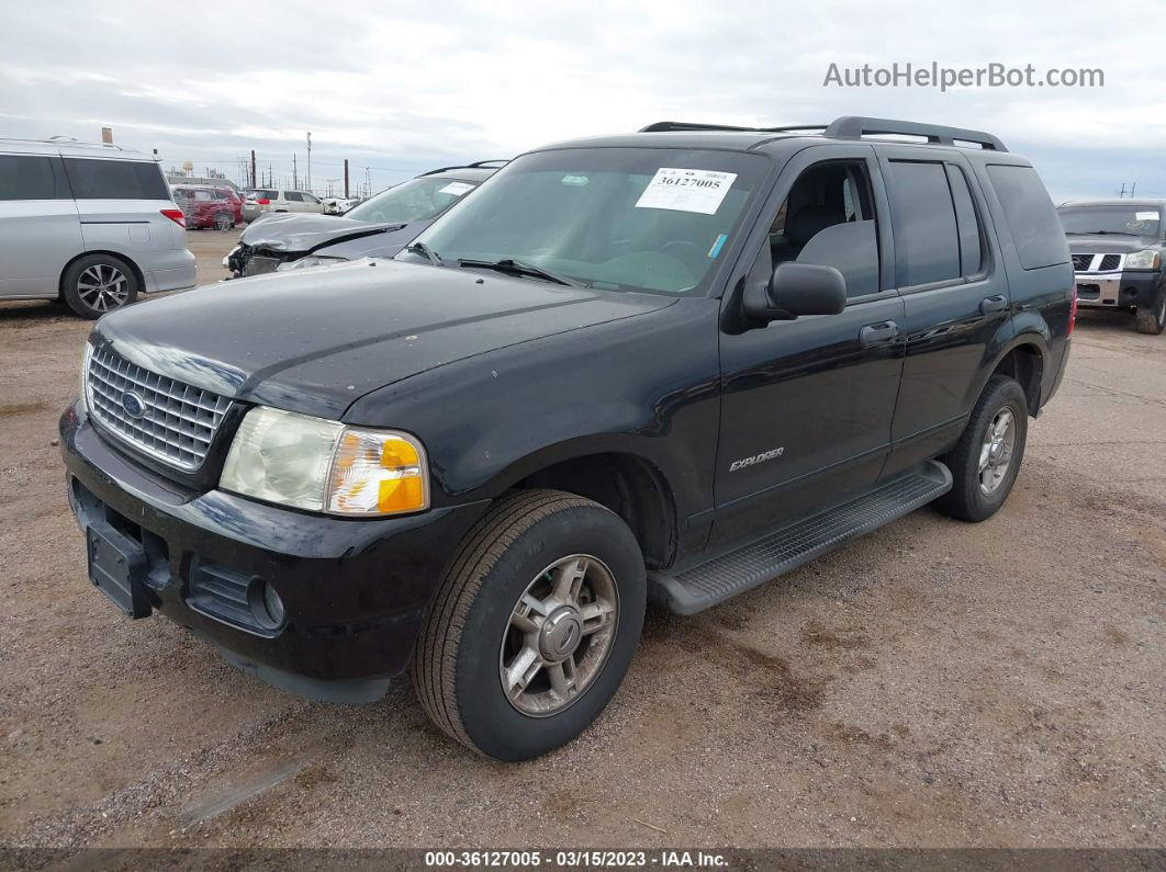 2005 Ford Explorer Xlt Black vin: 1FMZU63W65ZA09539